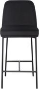 TOV Furniture Sydney 2-Piece Black Velvet Counter Stool-3