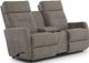 La-Z-Boy® Lennon Bisque Manual Wall Reclining Loveseat with Console-0