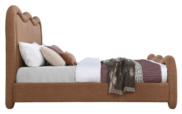 Meridian Furniture Gavin Cognac King Upholstered Panel Bed-2