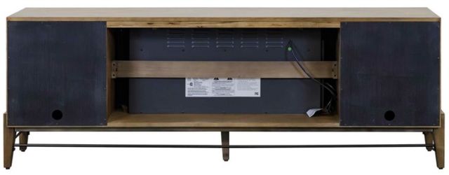 Martin Furniture Delray Golden Brown 82" Fireplace TV Stand-3