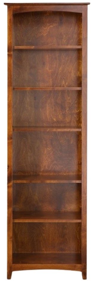 Archbold Furniture Customizable Alder 24" x 84" Bookcase-1