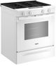 Whirlpool® 30'' White Smart Slide-In Gas Range with Air Cooking Technology and Steam Clean-3