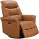 Leather Italia™ Cambria Jennings Camel Power Swivel Glider Recliner-0