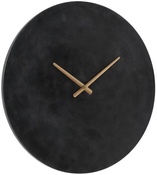 Renwil® Darnay Honed Black Wall Clock-2
