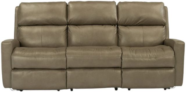 Flexsteel® Catalina Brown Power Reclining Sofa with Power Headrests-0