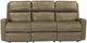 Flexsteel® Catalina Brown Power Reclining Sofa with Power Headrests-0