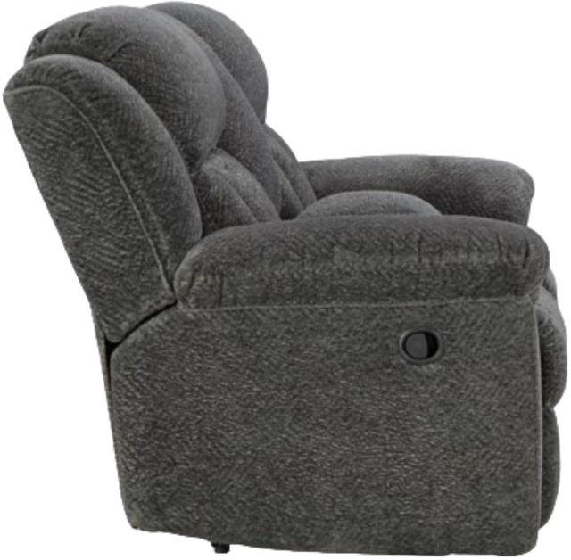 Signature Design by Ashley® Frohn Graphite Reclining Loveseat with Console-2