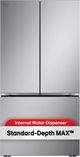 LG 36" 31.7 Cu. Ft. Stainless Steel Smart Standard-Depth MAX™ French Door Refrigerator-2