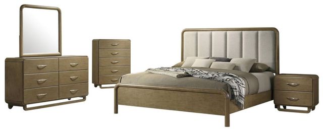 Coaster® Amsbury 5-Piece Nutmeg Eastern King Bedroom Set-0