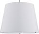 Currey & Company Cloister Brushed Nickel/White Large Floor Lamp-4