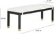 TOV Furniture Amara Charcoal/Cream Woven Rattan Bench-2