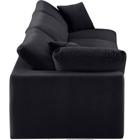 Meridian Furniture Comfy 119" Velvet Sofa-3