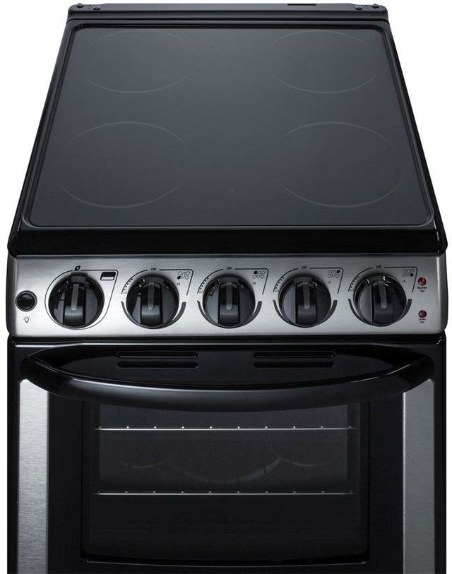 Summit® 20" Black Slide-In Electric Range-3