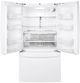 GE® 36" 27 Cu. Ft. White French Door Refrigerator with Internal Water Dispenser-2