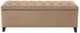 Olliix by Madison Park Sand Shandra Tufted Top Storage Bench-0
