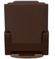 La-Z-Boy® Sparrow Chestnut Leather Manual Swivel Gliding Recliner-4