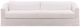 Dovetail Furniture Violeta White Sofa-1