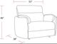 Parker House® Radius 2-Piece XL Mineral Extra Wide Power Glider Recliner Set-2