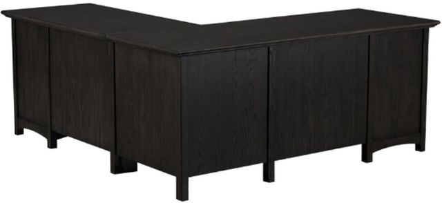 Winners Only® Addison Charcoal 66" Desk with 45" Return-2