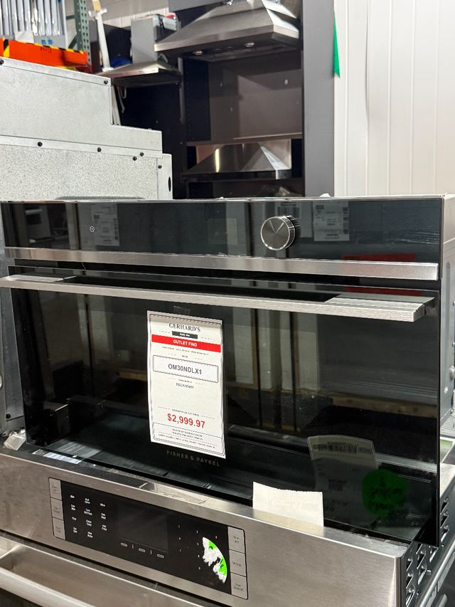 Fisher & Paykel Series 7 Contemporary 30" Stainless Steel Electric Speed Oven-0
