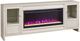 aspenhome® Sandro Brushed White 80" Fireplace Console-1