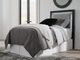 Signature Design by Ashley® Raechalla Black/Gray Youth Twin Upholstered Panel Headboard-1