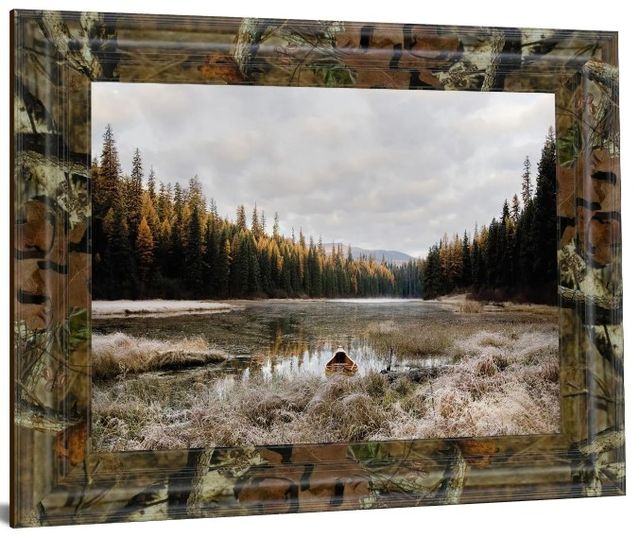 Classy Art Reflecting Nature by Andrew Geiger Framed Print Wall Art-0
