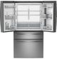 GE Profile™ 36 in. 23.2 Cu. Ft. Fingerprint Resistant Stainless Counter Depth French Door Refrigerator-1