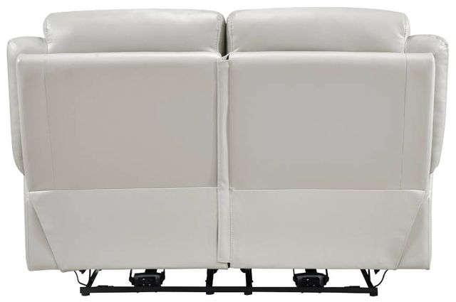 Homelegance® Laconia Silver Leather Power Double Reclining Loveseat-3
