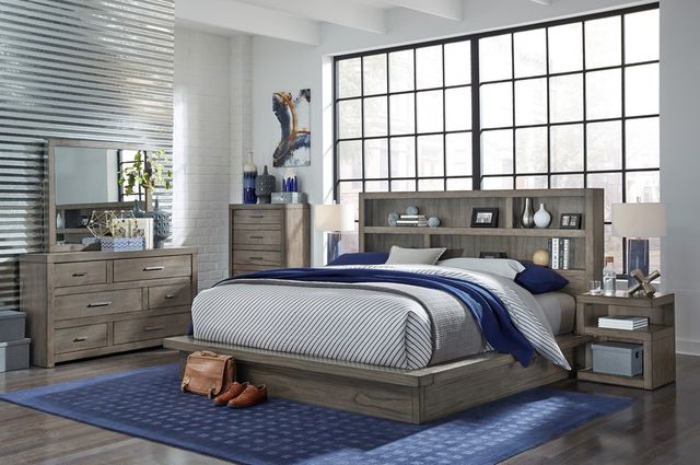 aspenhome® Modern Loft Graystone 6-Drawer Dresser-3