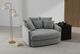 iAmerica Sphere Pewter Round Accent Chaise-3