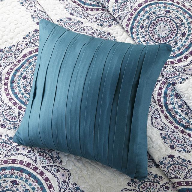 Olliix by Intelligent Design Anika Purple Full/Queen Reversible Coverlet Set-4