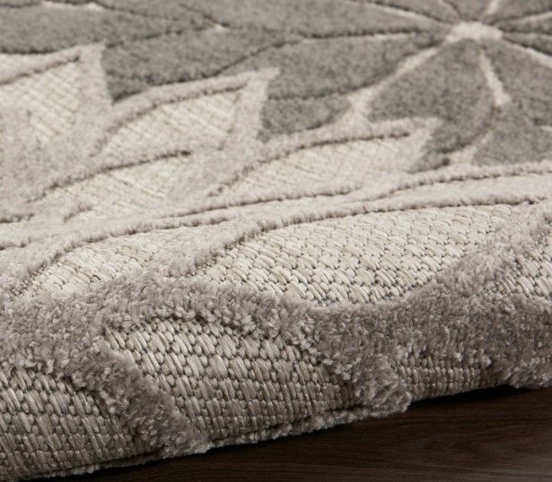 Nourison Home™ Aloha Silver Gray 5'x8' Area Rug-4