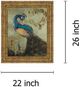 Classy Living Tiffany Hakimipour Peacock On Sage Il 22' Wall Art-2