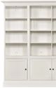 Hammary® Structures White Quad Display Bookcase-1