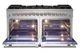 FORNO® Massimo 60" Stainless Steel Pro Style Dual Fuel Range-2