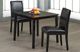 Titus Furniture Black 3 Piece Dining Set-0