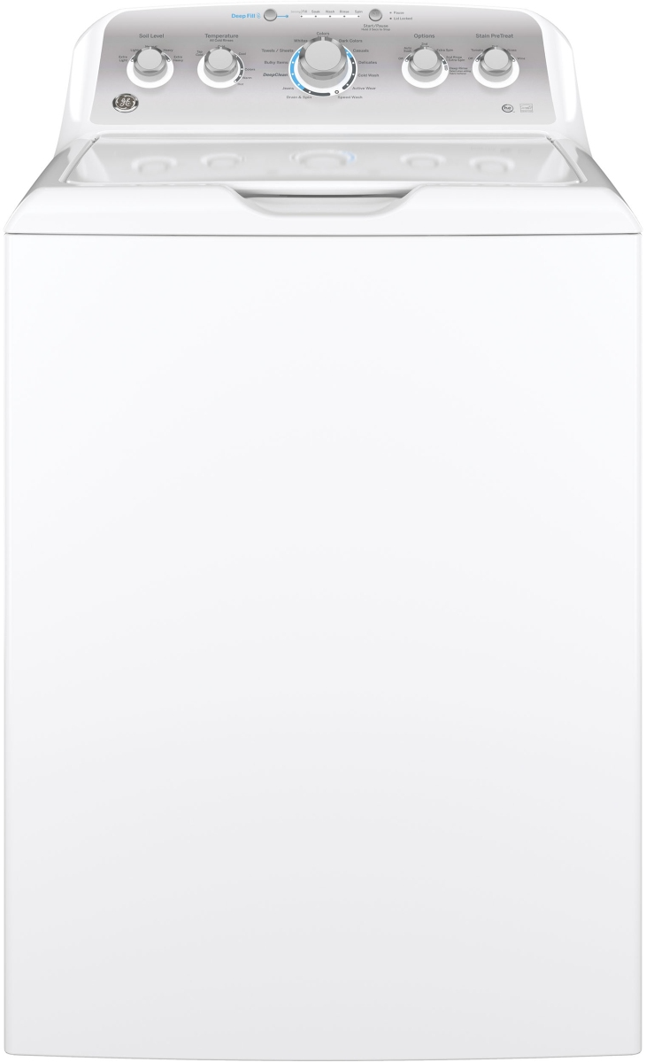 GE® 4.6 Cu. Ft. White Top Load Washer | Richards Bedding 