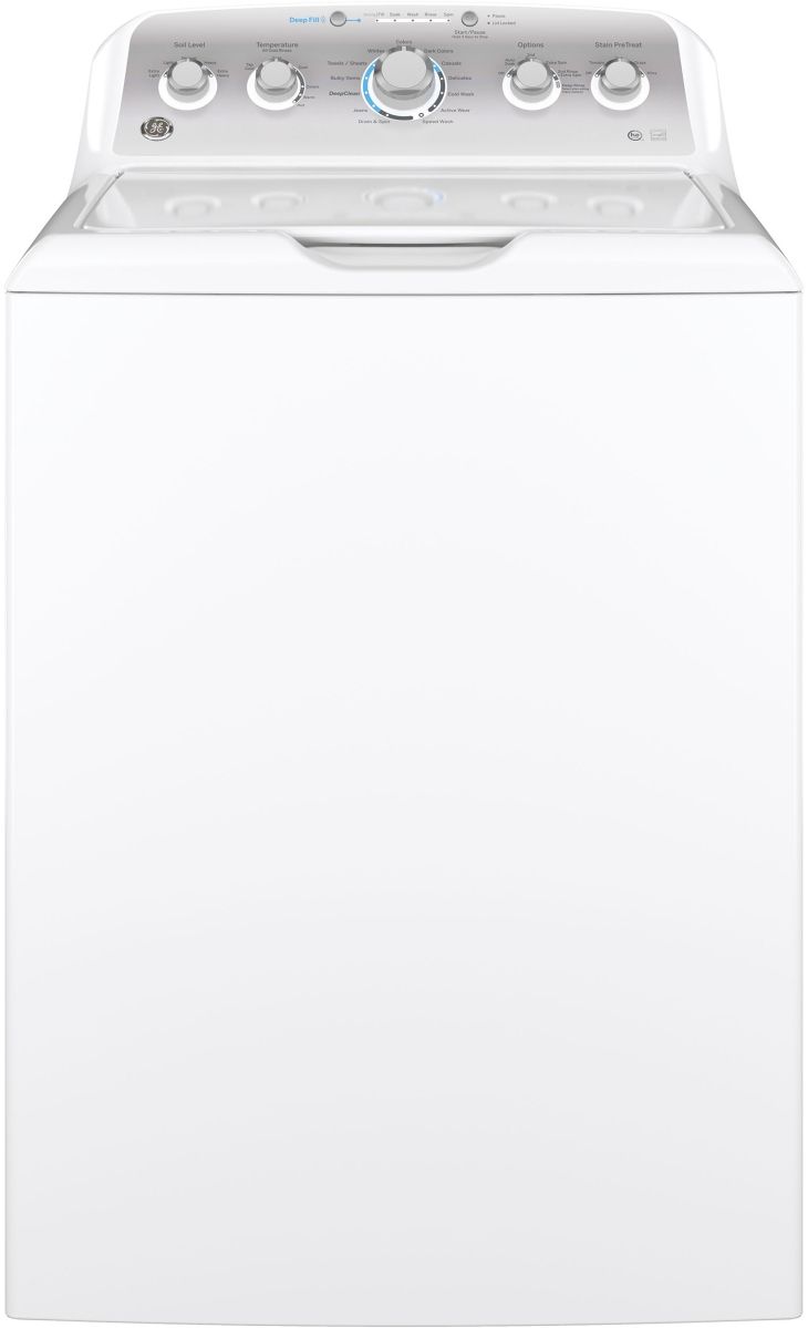 GE® 4.6 Cu. Ft. White Impeller Top Load Washer