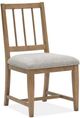 Magnussen Home® Lindon Belgian Wheat/Gray Dining Side Chair with Upholstered Seat-0