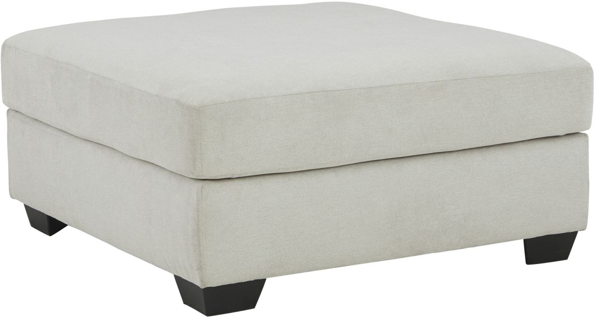 Lowder Oversized Accent Ottoman - Stone Lowder Oversized Accent Ottoman - Stone