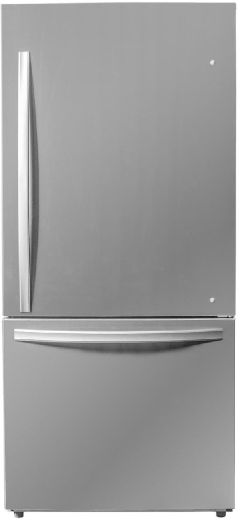 Danby® 30 in. 18.7 Cu. Ft. Stainless Steel Bottom Freezer Refrigerator