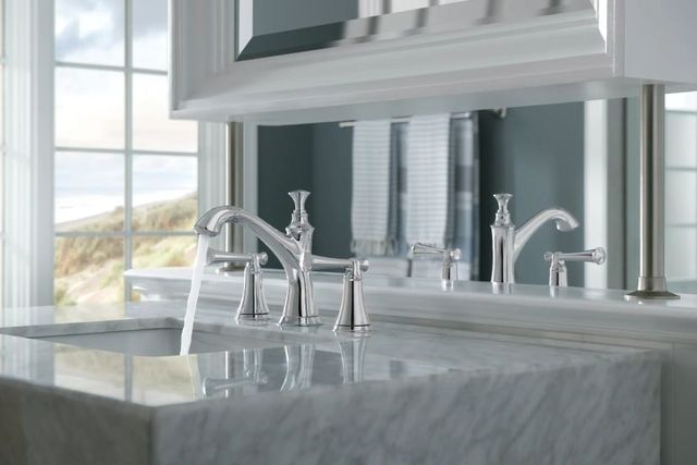 Brizo Baliza® Polished Chrome 7" Widespread Lavatory Faucet-1
