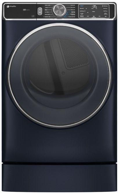 GE Profile™ 7.8 Cu. Ft Sapphire Blue Gas Dryer-2