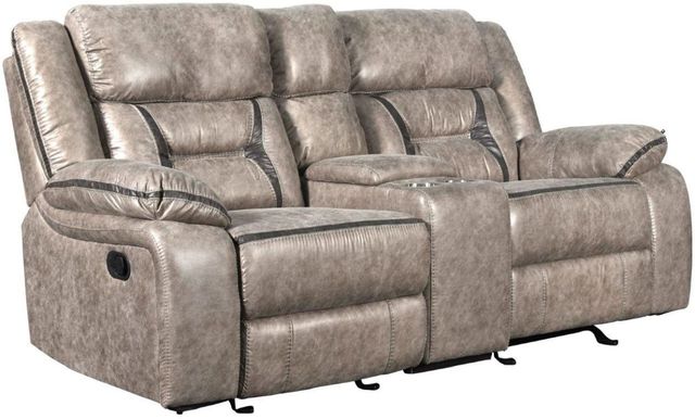 New Classic® Home Furnishings Roswell Pewter Sofa and Loveseat Set-1