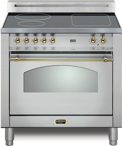 Lofra® Dolcevita 30" Stainless Steel Pro Style Induction Range 