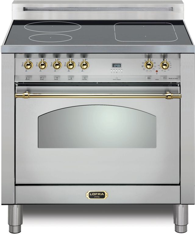 Lofra® Dolcevita 30" Stainless Steel Pro Style Induction Range -0