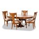 Berkshire Warm Cognac Round Dining Set-1