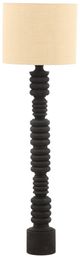 Dovetail Furniture Davenport Black Floor Lamp-0