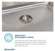 Elkay Lustertone® Classic Lustrous Satin Stainless Steel Single Bowl Drop-In Classroom ADA Sink-2